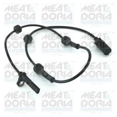 Sensor, Raddrehzahl Hinterachse links MEAT & DORIA 90346
