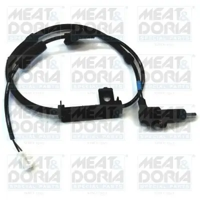 Sensor, Raddrehzahl Hinterachse links MEAT & DORIA 90362