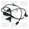 Sensor, Raddrehzahl Vorderachse links MEAT & DORIA 90366