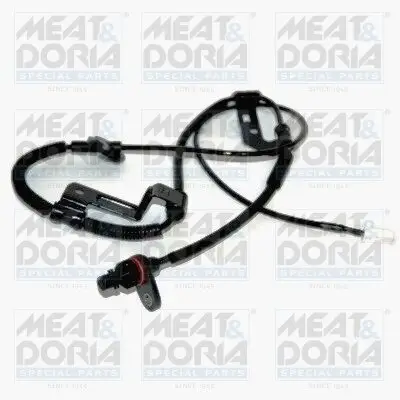 Sensor, Raddrehzahl Hinterachse links MEAT & DORIA 90380