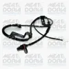 Sensor, Raddrehzahl Hinterachse links MEAT & DORIA 90380
