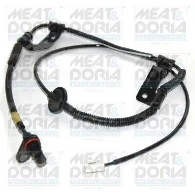 Sensor, Raddrehzahl Hinterachse rechts MEAT & DORIA 90381