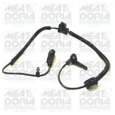 Sensor, Raddrehzahl Hinterachse rechts Hinterachse links MEAT & DORIA 90389 Bild Sensor, Raddrehzahl Hinterachse rechts Hinterachse links MEAT & DORIA 90389