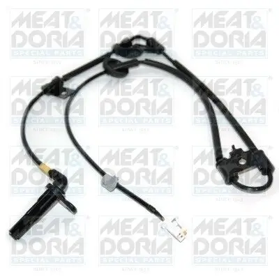 Sensor, Raddrehzahl Hinterachse rechts MEAT & DORIA 90405