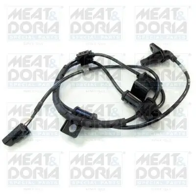 Sensor, Raddrehzahl Vorderachse rechts MEAT & DORIA 90407