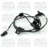 Sensor, Raddrehzahl Vorderachse rechts MEAT & DORIA 90407