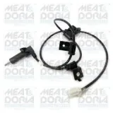 Sensor, Raddrehzahl Hinterachse links MEAT & DORIA 90420
