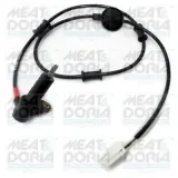 Sensor, Raddrehzahl Hinterachse rechts MEAT & DORIA 90421