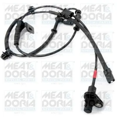 Sensor, Raddrehzahl Vorderachse rechts MEAT & DORIA 90423 Bild Sensor, Raddrehzahl Vorderachse rechts MEAT & DORIA 90423