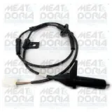 Sensor, Raddrehzahl Hinterachse links MEAT & DORIA 90432