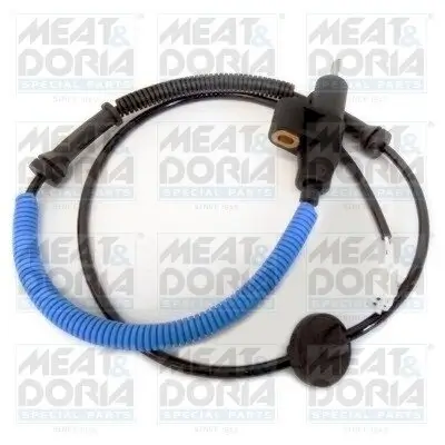 Sensor, Raddrehzahl Hinterachse rechts Hinterachse links MEAT & DORIA 90440