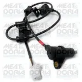 Sensor, Raddrehzahl Hinterachse rechts MEAT & DORIA 90452