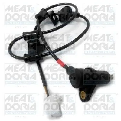 Sensor, Raddrehzahl Hinterachse rechts MEAT & DORIA 90452 Bild Sensor, Raddrehzahl Hinterachse rechts MEAT & DORIA 90452