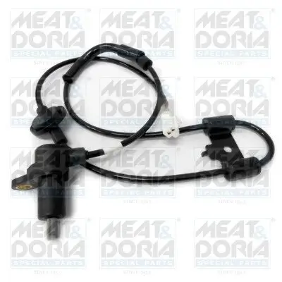 Sensor, Raddrehzahl Hinterachse links MEAT & DORIA 90463