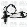 Sensor, Raddrehzahl Hinterachse links MEAT & DORIA 90463