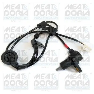 Sensor, Raddrehzahl Hinterachse rechts MEAT & DORIA 90464