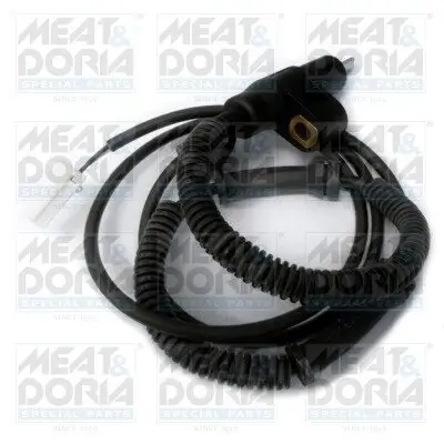 Sensor, Raddrehzahl Hinterachse rechts Hinterachse links MEAT & DORIA 90467