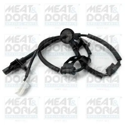 Sensor, Raddrehzahl Hinterachse links MEAT & DORIA 90474