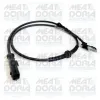 Sensor, Raddrehzahl Hinterachse rechts Hinterachse links MEAT & DORIA 90503