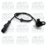 Sensor, Raddrehzahl Hinterachse rechts MEAT & DORIA 90504