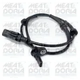 Sensor, Raddrehzahl Hinterachse rechts Hinterachse links MEAT & DORIA 90520