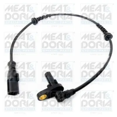 Sensor, Raddrehzahl Vorderachse rechts Vorderachse links MEAT & DORIA 90521 Bild Sensor, Raddrehzahl Vorderachse rechts Vorderachse links MEAT & DORIA 90521