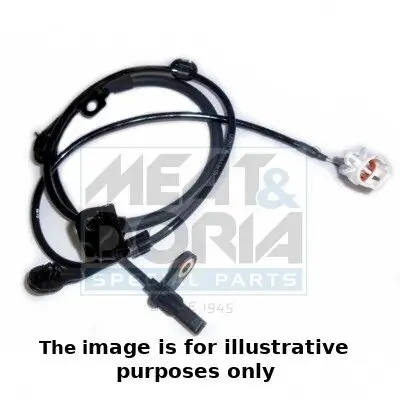 Sensor, Raddrehzahl Vorderachse rechts MEAT & DORIA 90529E