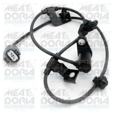 Sensor, Raddrehzahl Hinterachse rechts MEAT & DORIA 90537 Bild Sensor, Raddrehzahl Hinterachse rechts MEAT & DORIA 90537