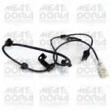 Sensor, Raddrehzahl MEAT & DORIA 90538