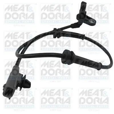 Sensor, Raddrehzahl Hinterachse links MEAT & DORIA 90545