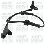 Sensor, Raddrehzahl Hinterachse links MEAT & DORIA 90545