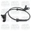 Sensor, Raddrehzahl Hinterachse rechts MEAT & DORIA 90546