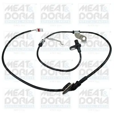 Sensor, Raddrehzahl Hinterachse links MEAT & DORIA 90555