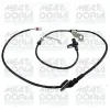 Sensor, Raddrehzahl Hinterachse links MEAT & DORIA 90555