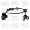 Sensor, Raddrehzahl Vorderachse rechts MEAT & DORIA 90558
