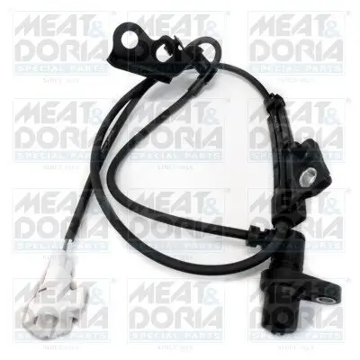 Sensor, Raddrehzahl Vorderachse rechts MEAT & DORIA 90568