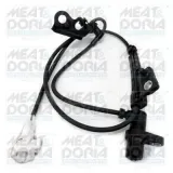 Sensor, Raddrehzahl Vorderachse rechts MEAT & DORIA 90568