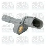 Sensor, Raddrehzahl Hinterachse links MEAT & DORIA 90572E