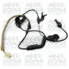 Sensor, Raddrehzahl Hinterachse links MEAT & DORIA 90578