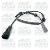 Sensor, Raddrehzahl Hinterachse rechts Hinterachse links MEAT & DORIA 90584