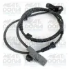 Sensor, Raddrehzahl Vorderachse links MEAT & DORIA 90585