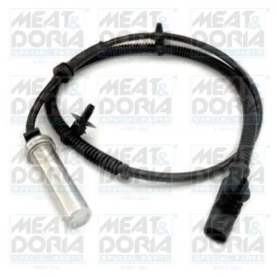 Sensor, Raddrehzahl Vorderachse rechts Vorderachse links MEAT & DORIA 90611