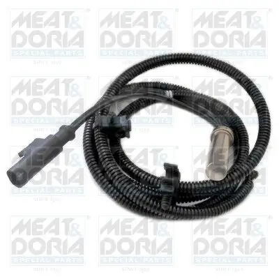 Sensor, Raddrehzahl Hinterachse rechts Hinterachse links MEAT & DORIA 90612