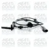Sensor, Raddrehzahl Vorderachse rechts Vorderachse links MEAT & DORIA 90614