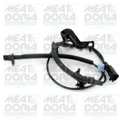 Sensor, Raddrehzahl Hinterachse links MEAT & DORIA 90618 Bild Sensor, Raddrehzahl Hinterachse links MEAT & DORIA 90618