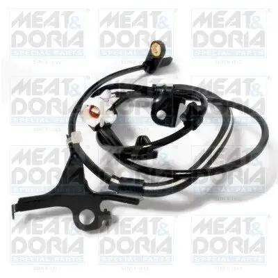 Sensor, Raddrehzahl Vorderachse links MEAT & DORIA 90624