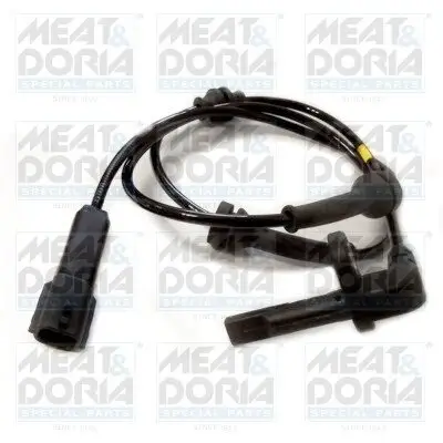 Sensor, Raddrehzahl Hinterachse rechts Hinterachse links MEAT & DORIA 90632