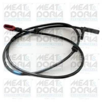 Sensor, Raddrehzahl Hinterachse rechts Hinterachse links MEAT & DORIA 90637