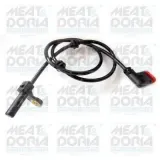 Sensor, Raddrehzahl Hinterachse rechts Hinterachse links MEAT & DORIA 90652