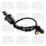 Sensor, Raddrehzahl Hinterachse links MEAT & DORIA 90654